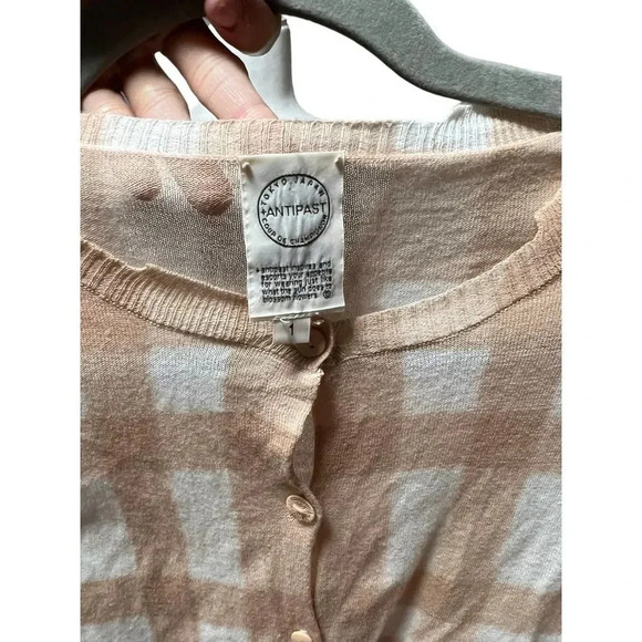 Antipast Check Cotton Cardigan - Picture 7 of 10